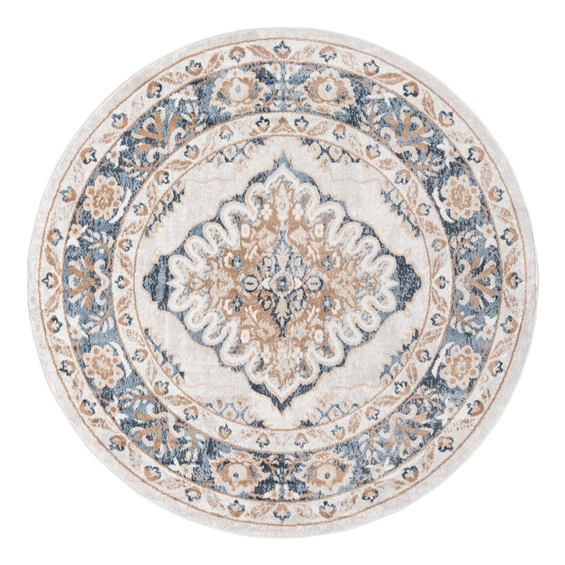 Oriental Indoor Rug, Round 7'
