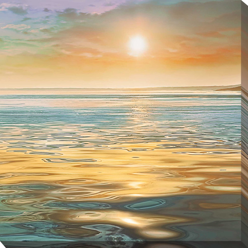 «Evening Calm», reproduction, H 18 po x l 30 po x P 1 po, Toile tendue