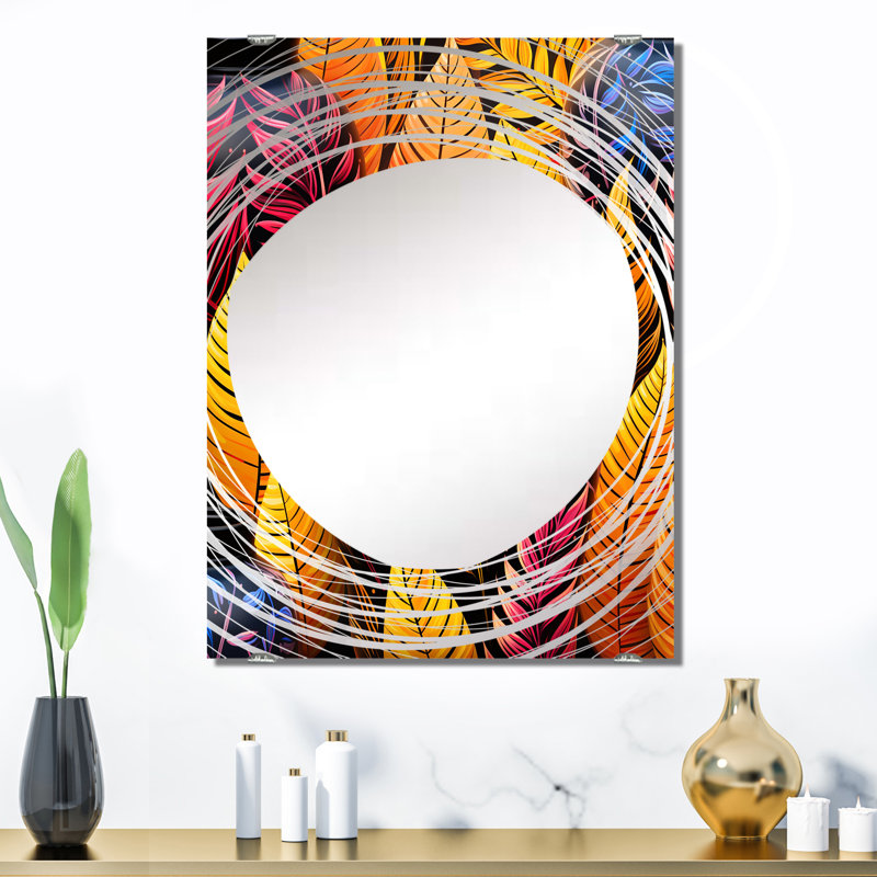 Rajram - Miroir mural Fashion Bitcoin MIR132224, 32 po x 24 po