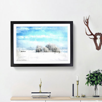 Winter Trees - Picture Frame Painting Print