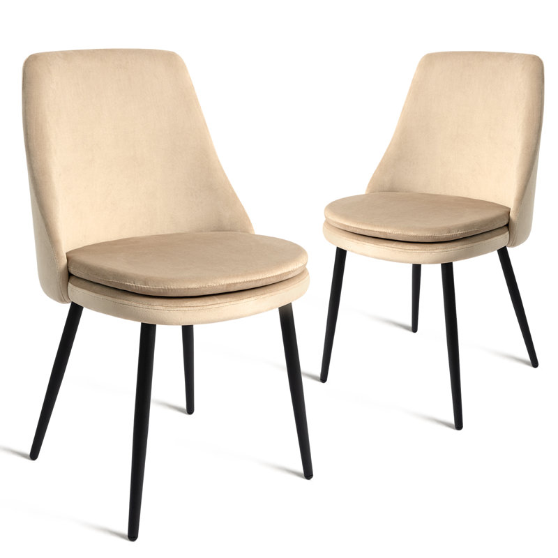 Chaises de salle à manger sans accoudoirs Mercer41, Tanné