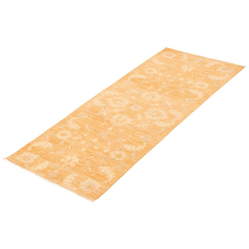 Tapis brun clair Peshawar Oushak 3 pi 0 po x 7 pi 9 po