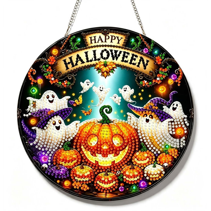 Décorations d'Halloween sur panneau acrylique, MRC