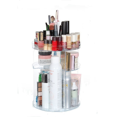 Pleasant Avenue Plastic 18 Compartment Makeup Organizer