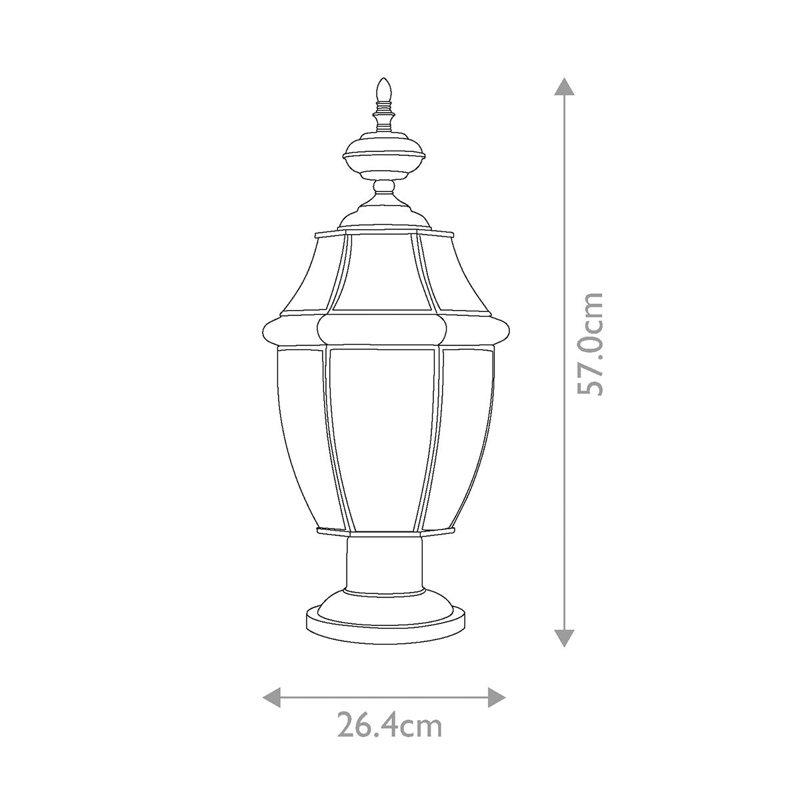 Rochelle Pier Mount Light