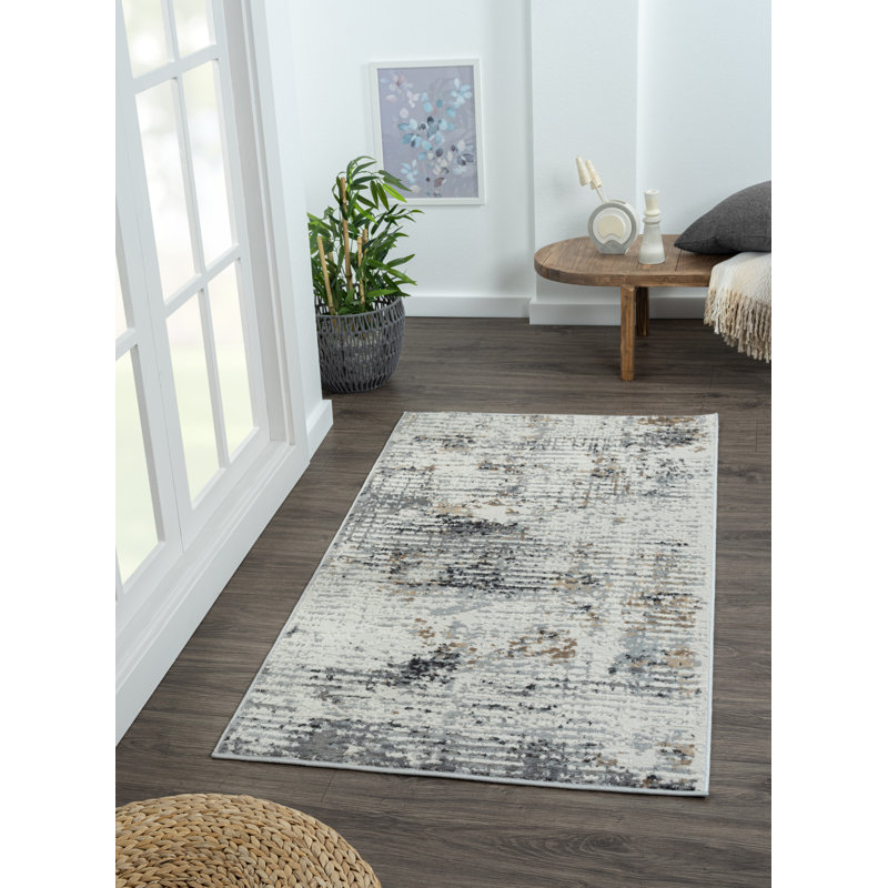 Jolie cream Rug, Rectangular 80 x 150cm