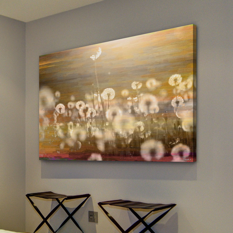 « field » par parvez taj,, reproduction de photo sur toile tendue, H 30 po x l 45 po x P 1,5 po