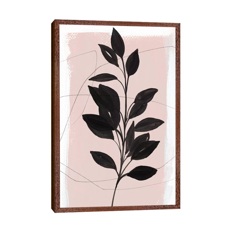 Ramie I by Isabelle Z - Print on Canvas, 66.04 cm H x 45.72 cm W, Classic Brown Wood Framed