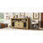 59.3" Farmhouse Sideboard with Sliding Barn Doors, Rustic Buffet Cabinet with Iron Mesh Panels and Open Storage, Multi-Functional Storage Cabinet for Living Room, Kitchen and Office, Melamine Finish-1226432934