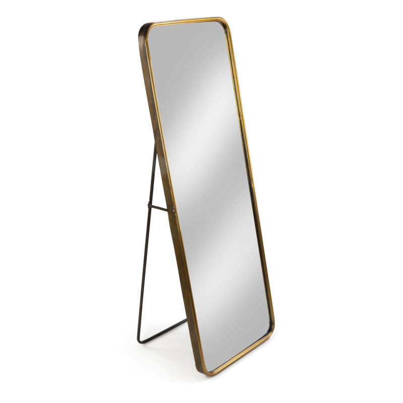 Metal Flat Floor Mirror