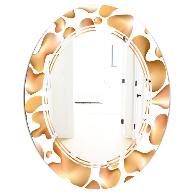 Miroir mural liquide et moderne Triple C, H 31,5 po x l 23,7 po