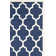 Ammundsen Geometric Navy Area Rug