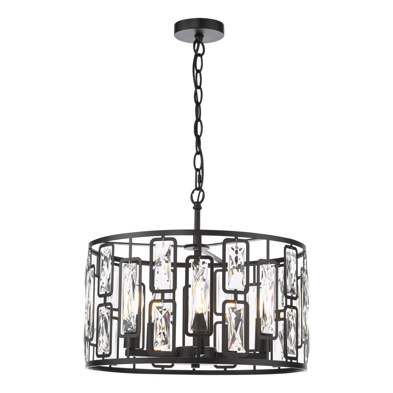 5 - Light Matt Black Pendant