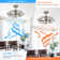 Velarde 27'' Ceiling Fan with LED Lights