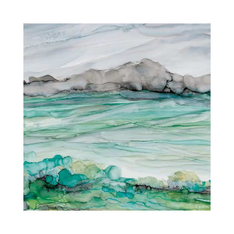 Sea Of Marble II by Domonique Brown - Painting on Canvas, 93.98 cm H x 93.98 cm W x 1.91 cm D, Wrapped Canvas