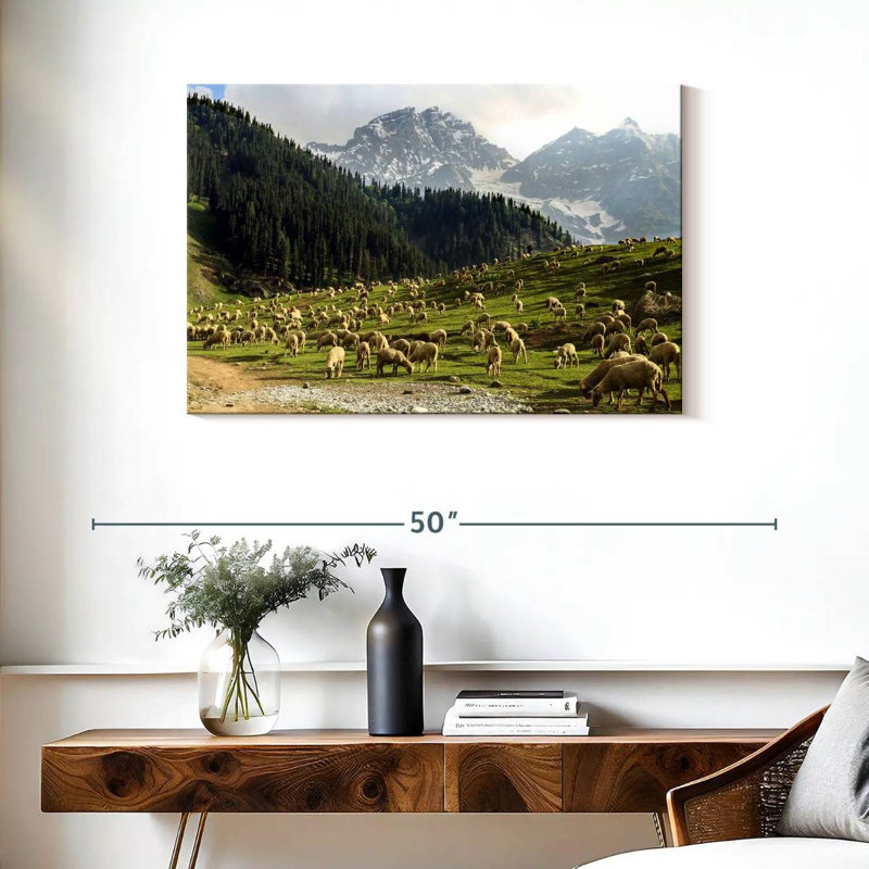 Kashmir Valley Sheep, 24" H x 36" W