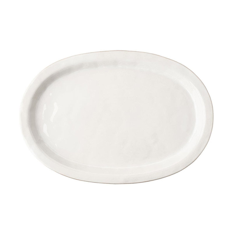Puro Platter, Whitewash, 20" L x 13.5" W