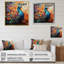 Keevon Peacock Expressionist Portrait I - reproduction-544369855-544369845