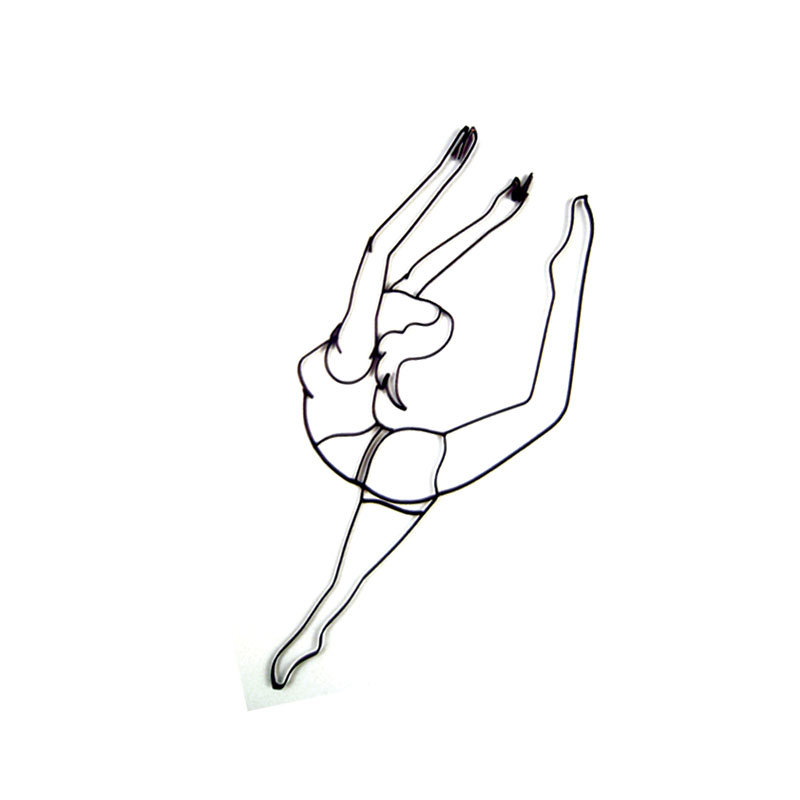 Décoration murale dancer/gynmast design