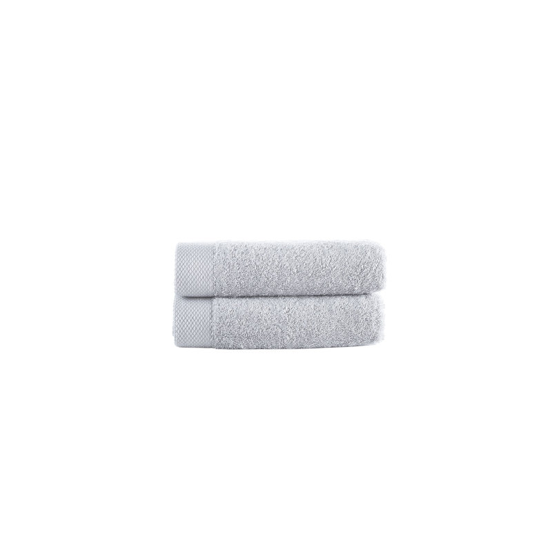 Essuie-mains 2 pièces Brooks Brothers, Argent