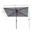 Parasol de marché rectangulaire 9,85 pi Toucha-318957834