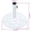 Base de parasol ronde 19,8 livres pour fonte robuste de 1,4, 1,5 et 1,9 pouces blanc 15,7 po x 12,5 po-1078373982-1078373968-1078373981