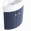 Combinaison de meuble-lavabo d'angle pour salle de bain, armoire murale pour petits espaces, lavabo en céramique