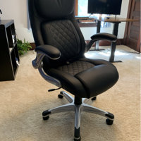 NOUHAUS Posture Ergonomic PU Leather Office Chair Patented 'Click5' Lu –  Nouhaus Inc