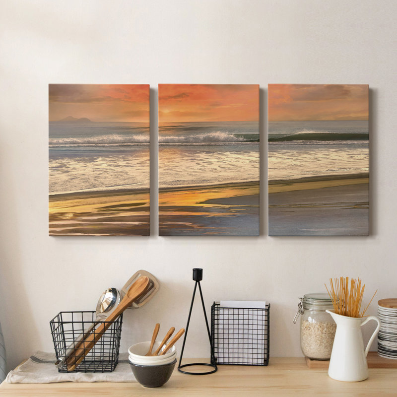 " Day's End " 3 - Pieces, 20" H x 16" W x 1" D