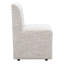 Chaise rembourrée avec roulettes Veda-1671356131