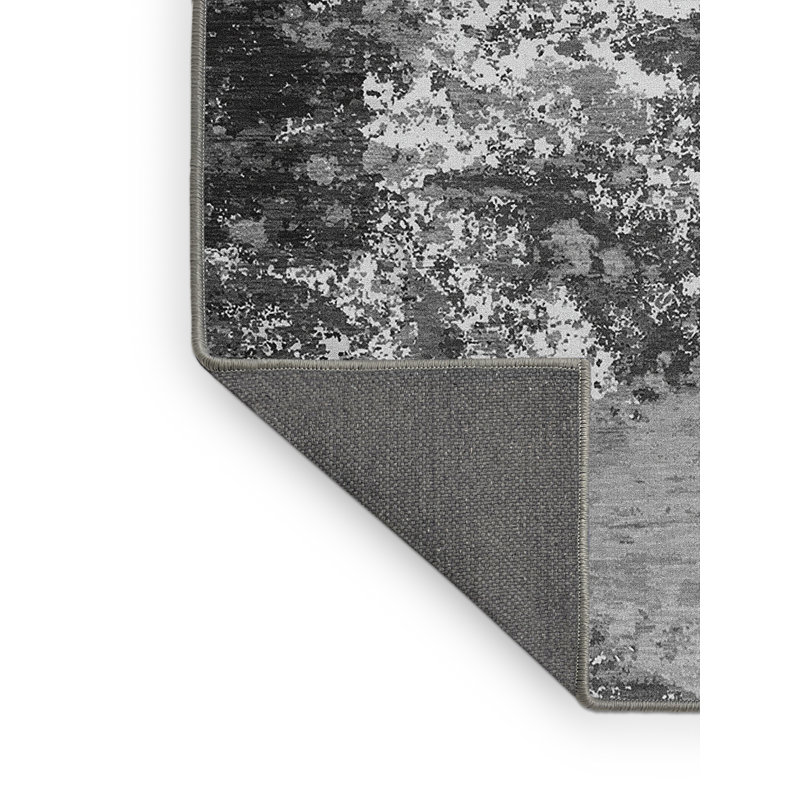 Tapis gris Mid-Century moderne 2043, Rectangle 2 pi x 3 pi