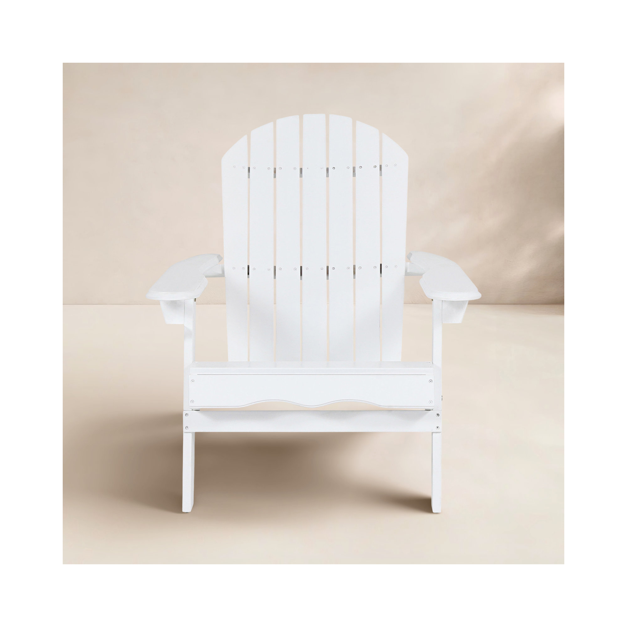 Kalicki Outdoor Adirondack Chair, White