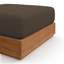 Repose-pieds de patio en bois d'acacia Tahoe