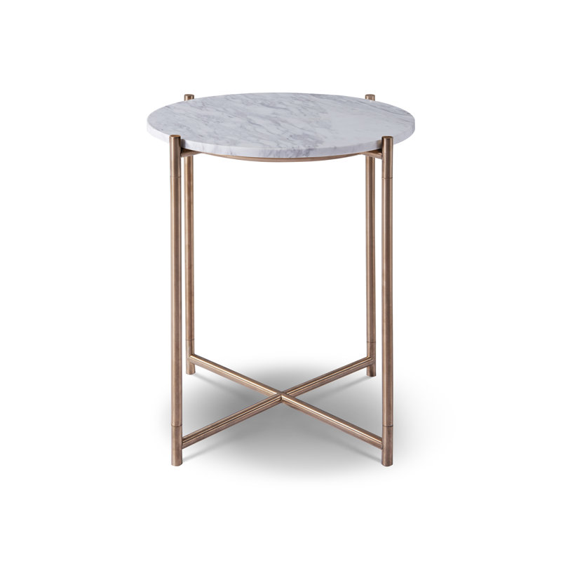 Amonee End Table, Bronze