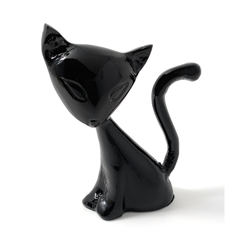 Porte-bague pour chat, Noir