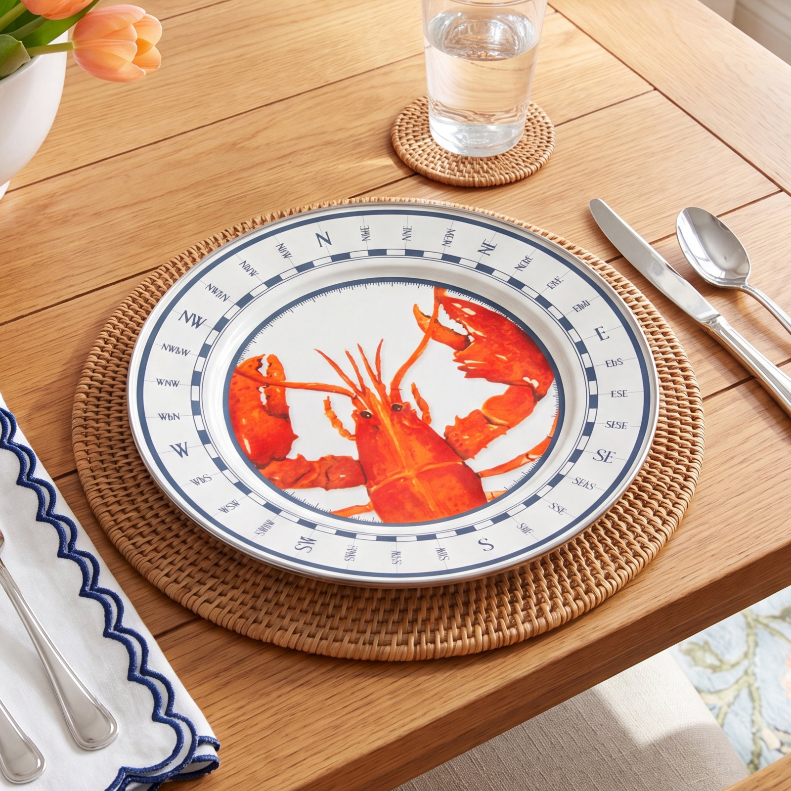 Lobster Enamel Charger