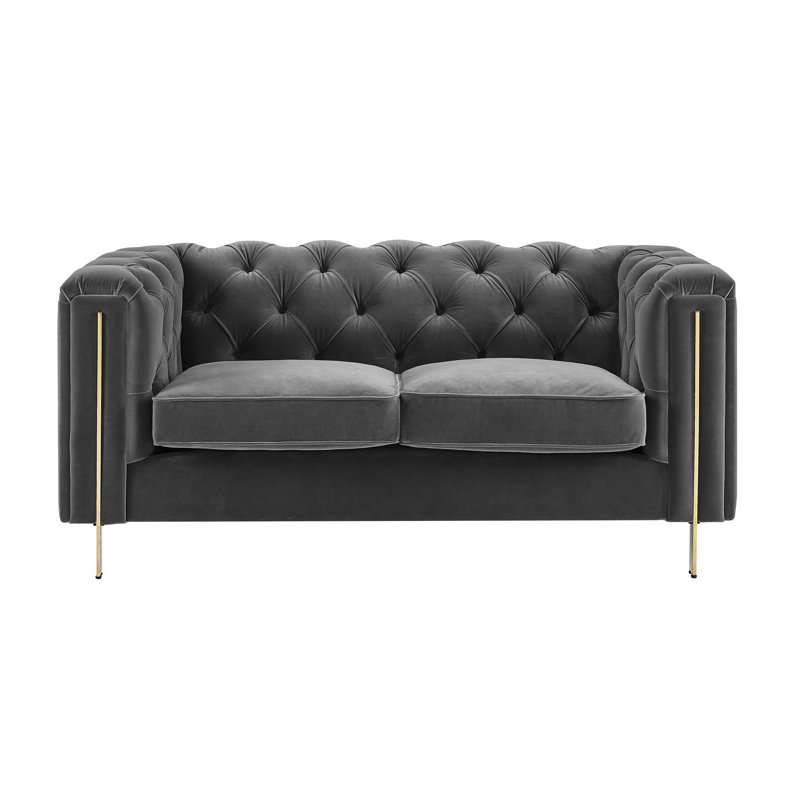 Charlotte 2 Seater Sofa, Grey