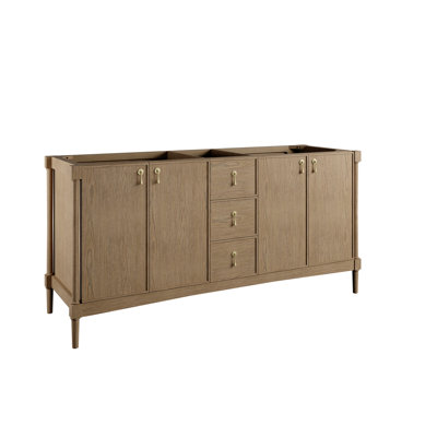 Kinnsden 72" W Double Vanity Base
