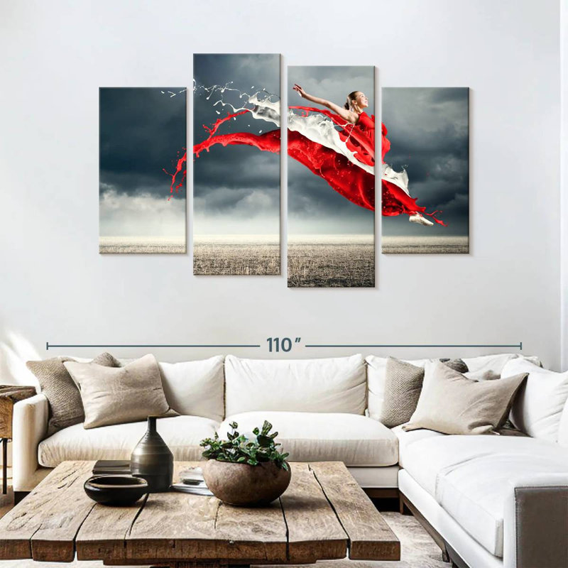 Danse de ballet fluide Enn, H 54 po x l 84 po