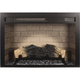 28" Multicolored Flame Electric Fireplace Insert
