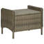 Chaise de patio inclinable avec coussins Couto-1759688897