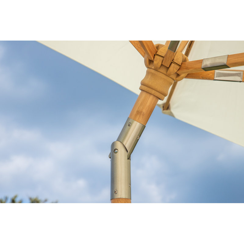 Malaya 250cm Parasol, White