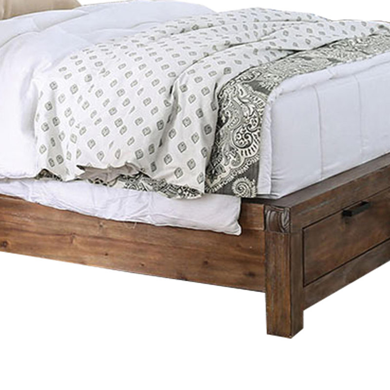 Bookcase Bed with Drawers, King