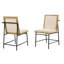 Table de salle à manger 6 pièces Contemporary, table extensible rectangulaire, 4 chaises d'appoint rembourrées, banc, structure en bois massif, table beige rustique moderne avec rallonge cachée, pieds en métal, pieds en métal noir