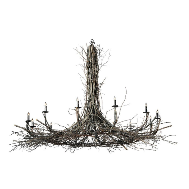 Twigs 12 - Light Chandelier