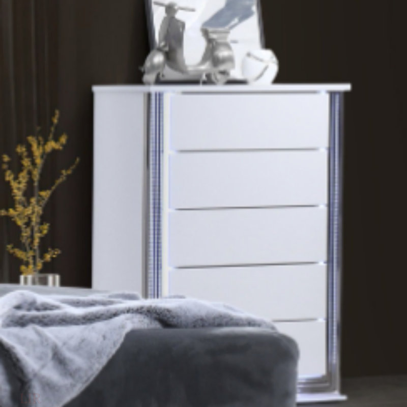 Commode blanche à lune MOON