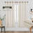 100% Blackout Thermal Insulated Polyester Curtain Pair-633352628-631287768
