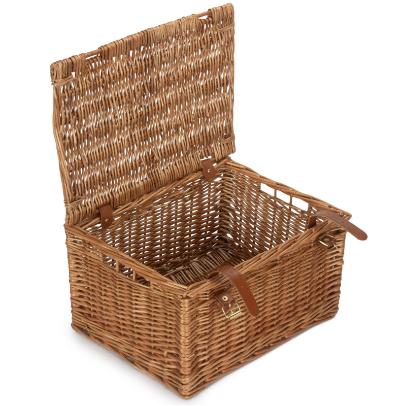 Brambly Cottage Wicker Decorative Basket, 19cm H x 37cm W x 25cm D