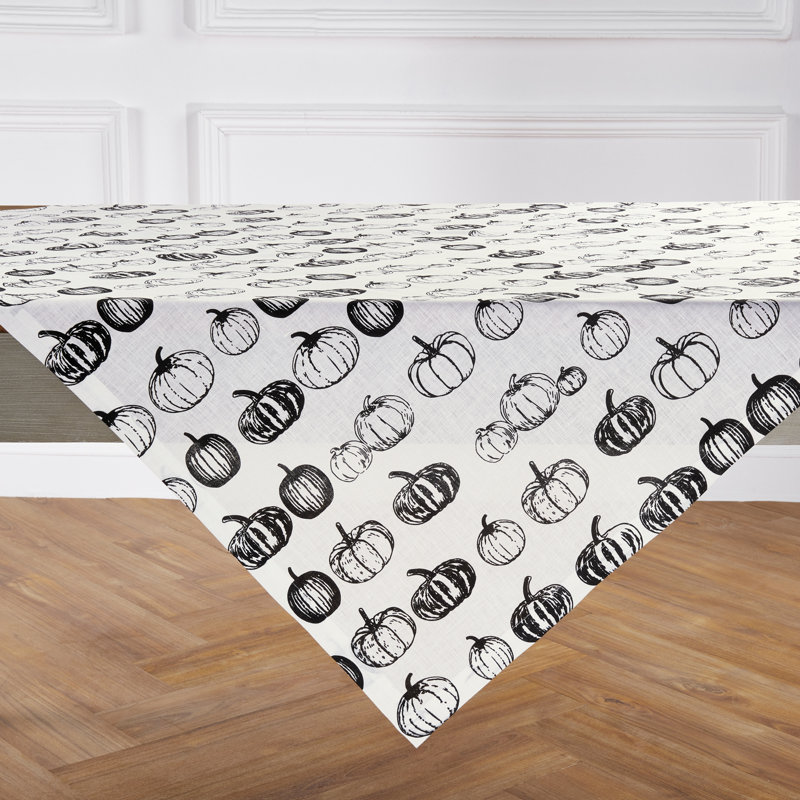 Pumpkin Patch - 100% Pure Linen Table Throw