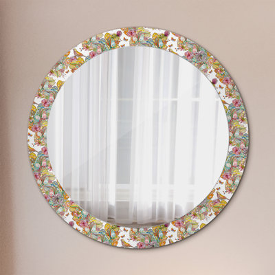 Huldar Glass Flat Wall Mirror
